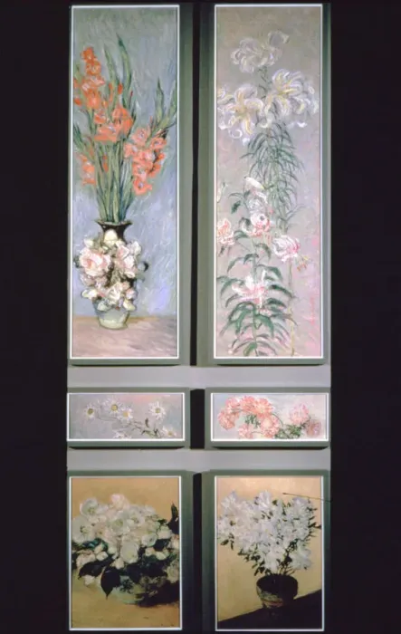 Framed Print : Set of door panels, 1884-1885. Artist: Claude Monet Framed Print : Set of door panels, 1884-1885. Artist: Claude Monet