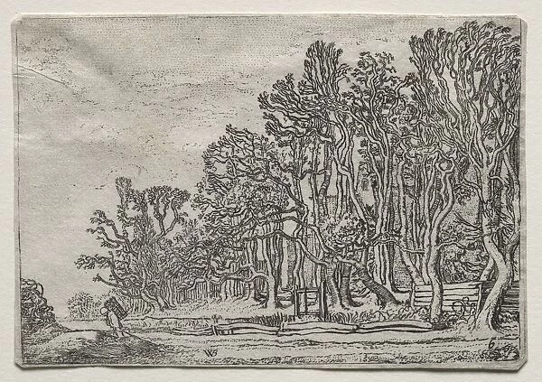 The Set of the Landscapes: Two Plank-Hedges, 1616. Creator: Willem Pietersz Buytewech (Dutch