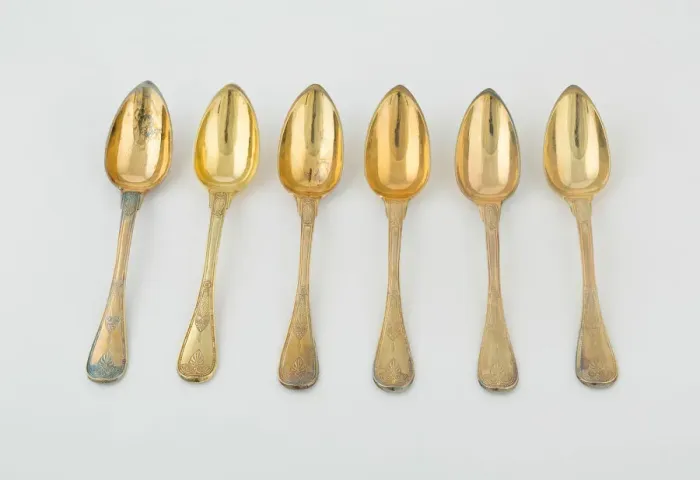 Framed Print : Set of Tablespoons (10), Paris, 1789 / 1820. Creators: Martin-Guillaume Biennais Framed Print : Set of Tablespoons (10), Paris, 1789 / 1820. Creators: Martin-Guillaume Biennais