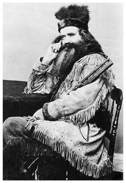 Seth Kinman, American hunter, 1860s (1955)