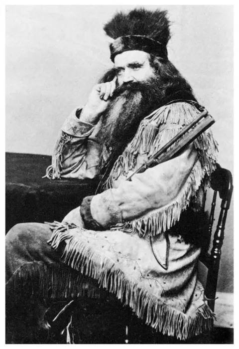 Framed Print : Seth Kinman, American hunter, 1860s (1955) Framed Print : Seth Kinman, American hunter, 1860s (1955)