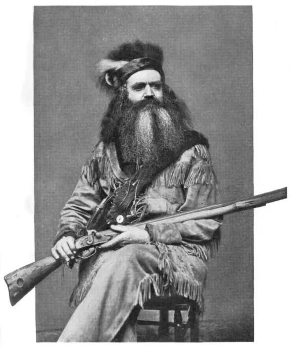 Framed Print : Seth Kinman, American hunter, 19th century, (1908) Framed Print : Seth Kinman, American hunter, 19th century, (1908)