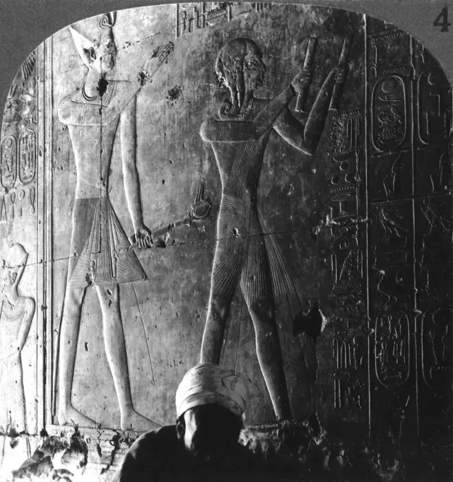 Framed Print : Sethos I and his son Ramses II worshiping their ancestors, Abydos, Egypt, c1900. Artist: Underwood & Underwood Framed Print : Sethos I and his son Ramses II worshiping their ancestors, Abydos, Egypt, c1900. Artist: Underwood & Underwood