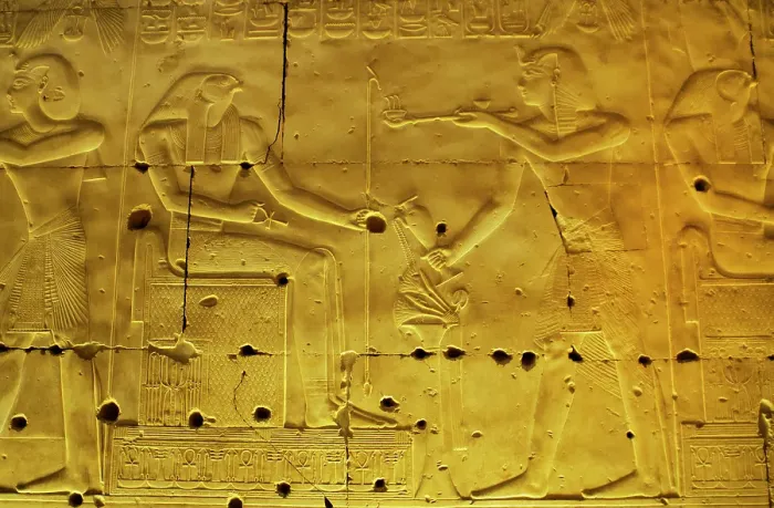 Framed Print : Seti I making offerings of incense to god Horus, Temple of Seti I, Abydos, Egypt, New Kingdom (2003) Creator: LTL Framed Print : Seti I making offerings of incense to god Horus, Temple of Seti I, Abydos, Egypt, New Kingdom (2003) Creator: LTL