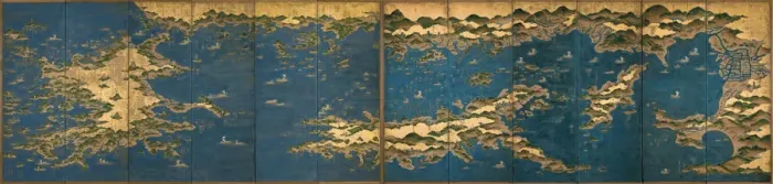 Framed Print : Seto Inland Sea, Second Half of the 17th cen Artist: Anonymous Framed Print : Seto Inland Sea, Second Half of the 17th cen Artist: Anonymous