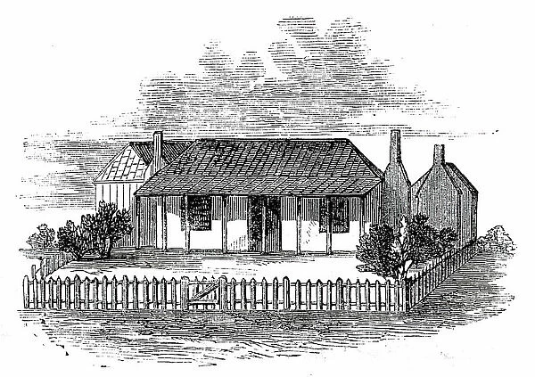 Settler's Station in Port Phillip, 1850. Creator: Unknown