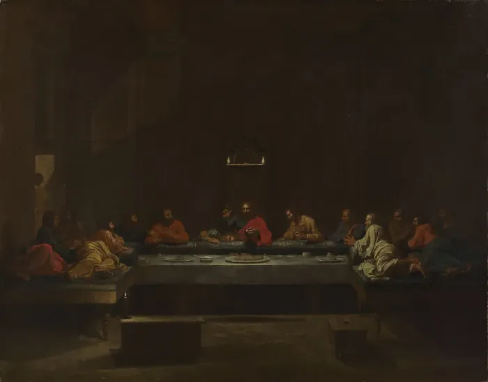 Framed Print : Seven Sacraments: Eucharist, ca 1637-1640. Artist: Poussin, Nicolas (1594-1665) Framed Print : Seven Sacraments: Eucharist, ca 1637-1640. Artist: Poussin, Nicolas (1594-1665)