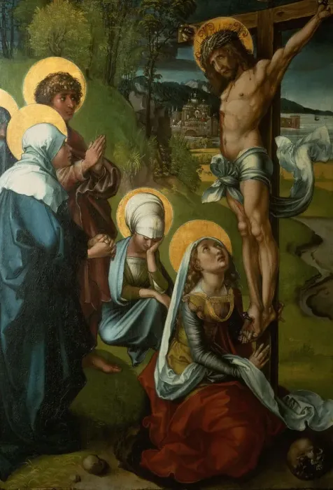 Framed Print : Seven Sorrows Polyptych (Crucifixion), 1495-1496. Creator: Dürer, Albrecht (1471-1528) Framed Print : Seven Sorrows Polyptych (Crucifixion), 1495-1496. Creator: Dürer, Albrecht (1471-1528)