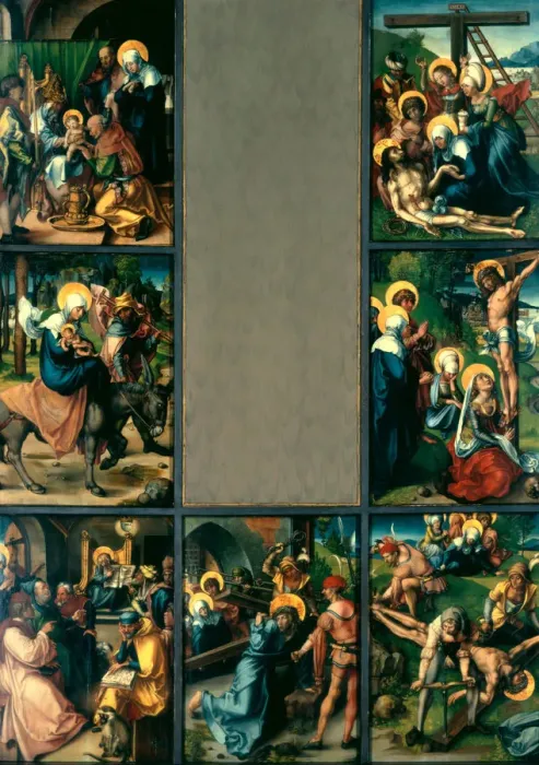 Framed Print : The Seven Sorrows of the Virgin, 1495-1496. Artist: Durer, Albrecht (1471-1528) Framed Print : The Seven Sorrows of the Virgin, 1495-1496. Artist: Durer, Albrecht (1471-1528)