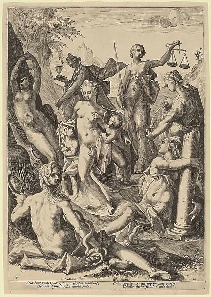 The Seven Virtues, 1588. Creator: Jacob Matham