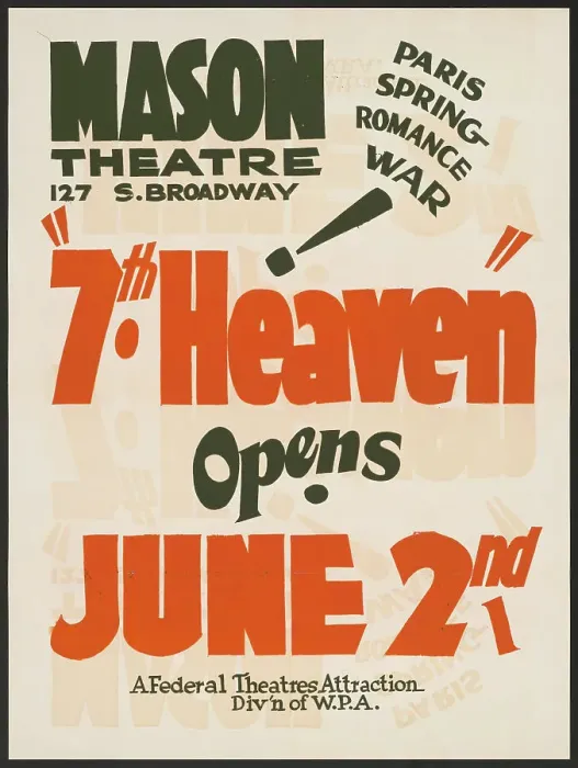 Framed Print : Seventh Heaven, Los Angeles, 1936. Creator: Unknown Framed Print : Seventh Heaven, Los Angeles, 1936. Creator: Unknown