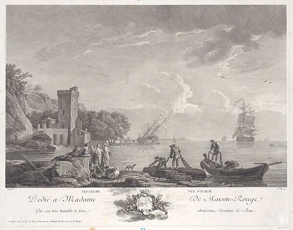 Seventh View of Italy, ca. 1770. Creator: Jacques Philippe Le Bas