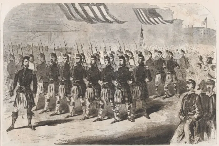 Framed Print : The Seventy Ninth Regiment (Highlanders), New York State Militia (Harpers Weekly) Framed Print : The Seventy Ninth Regiment (Highlanders), New York State Militia (Harpers Weekly)