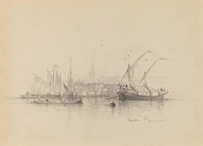 Framed Print : Seville, 1850. Creator: Samuel Colman Framed Print : Seville, 1850. Creator: Samuel Colman