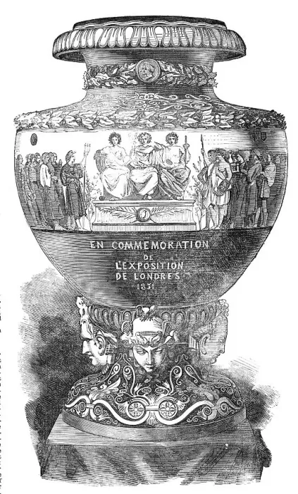 Framed Print : Sevres Vase presented to H.R.H. Prince Albert by His Imperial Majesty the Emperor of the French, 185 Creator: Unknown Framed Print : Sevres Vase presented to H.R.H. Prince Albert by His Imperial Majesty the Emperor of the French, 185 Creator: Unknown
