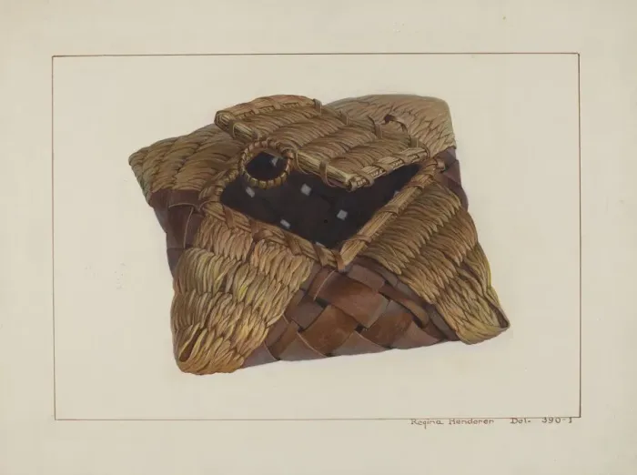 Framed Print : Sewing Basket, c. 1938. Creator: Regina Henderer Framed Print : Sewing Basket, c. 1938. Creator: Regina Henderer