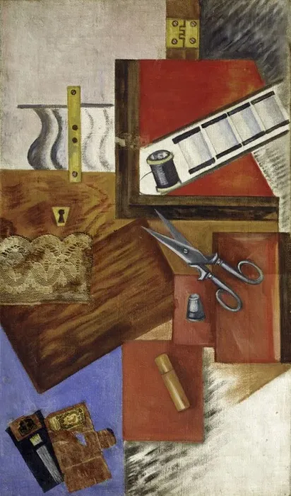 Framed Print : Sewing Box, 1915 Framed Print : Sewing Box, 1915