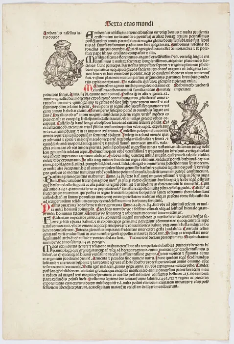 Framed Print : Sexta etas mundi. Page from Liber Chronicarum [The Nuremberg Chronicle] fol. CCLVI. Creator: Unknown