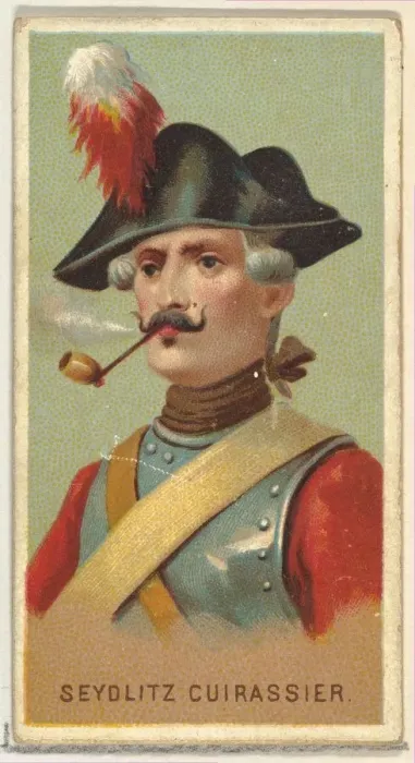 Framed Print : Seydlitz Cuirassier, from Worlds Smokers series (N33) for Allen & Ginter Cigarettes Framed Print : Seydlitz Cuirassier, from Worlds Smokers series (N33) for Allen & Ginter Cigarettes