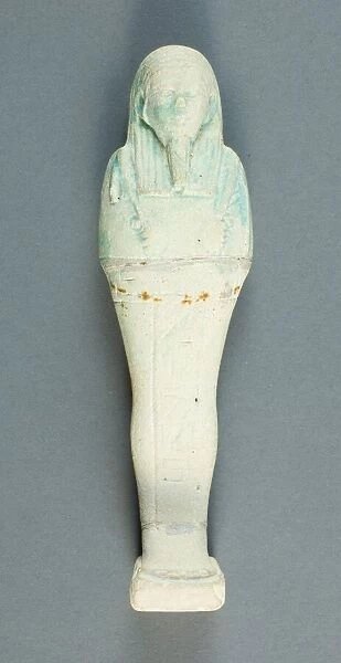 Shabti of Osiris, Egypt, Late Period, Dynasty 26-30 (664 BCE-343 BCE). Creator: Unknown