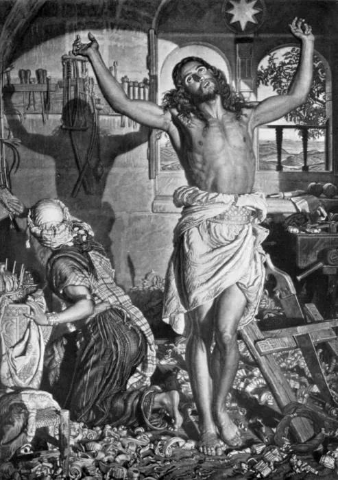 Framed Print : The Shadow of the Cross, 1926. Artist: William Holman Hunt Framed Print : The Shadow of the Cross, 1926. Artist: William Holman Hunt