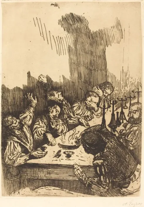 Framed Print : Shadow (Ombre). Creator: Alphonse Legros