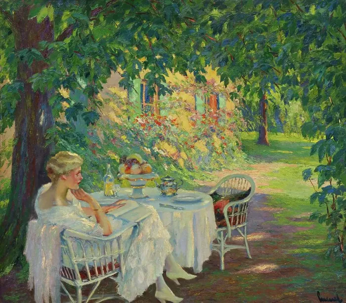 Framed Print : In the shadows, c.1920. Creator: Cucuel, Edward (1875-1954) Framed Print : In the shadows, c.1920. Creator: Cucuel, Edward (1875-1954)
