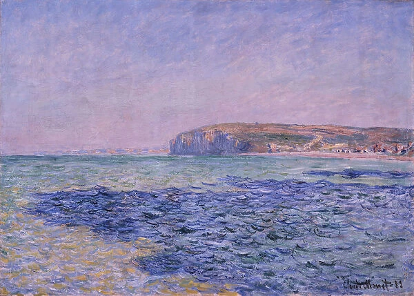 Shadows on the Sea. The Cliffs at Pourville, 1882. Artist: Monet, Claude (1840-1926)