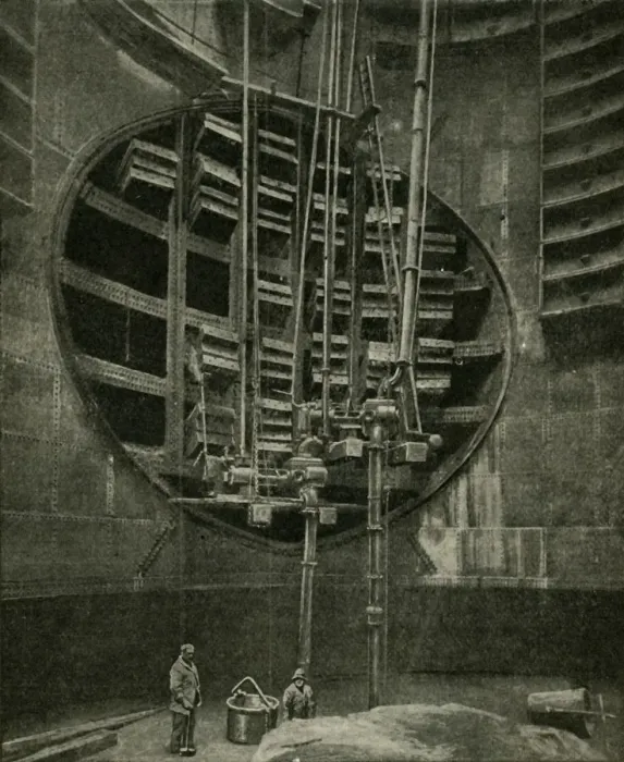 Framed Print : The Shaft Leading To The Entrance Of The Blackwall Tunnel, 1901. Creator: Unknown Framed Print : The Shaft Leading To The Entrance Of The Blackwall Tunnel, 1901. Creator: Unknown
