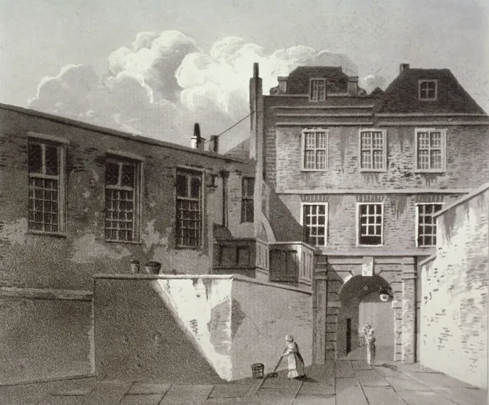 Framed Print : Shaftesbury House, Aldersgate Street, London, 1811 Framed Print : Shaftesbury House, Aldersgate Street, London, 1811