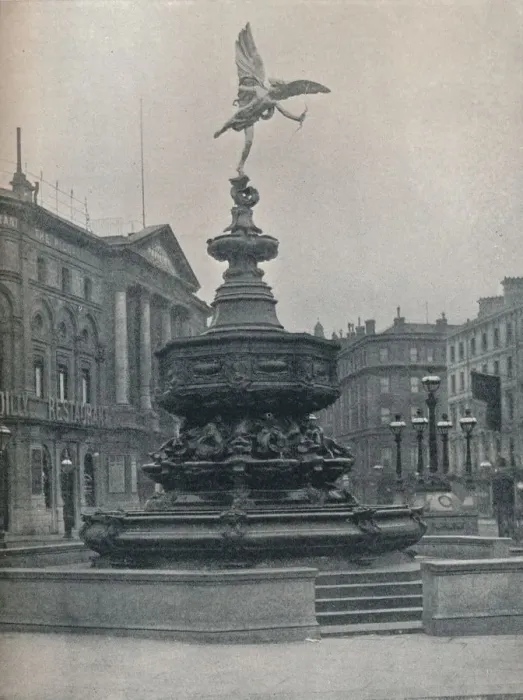 Framed Print : Shaftesbury Memorial Fountain, c1909. Artist: Frederick Hollyer Framed Print : Shaftesbury Memorial Fountain, c1909. Artist: Frederick Hollyer
