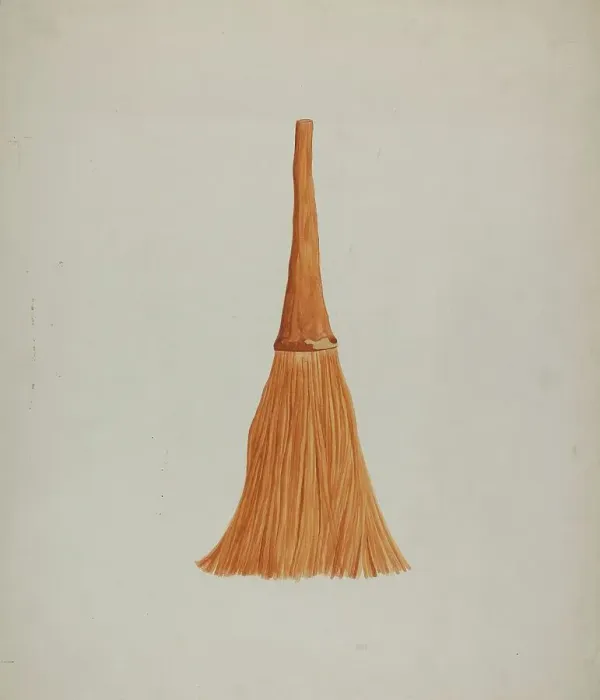 Framed Print : Shaker Broom, 1941. Creator: Peter Antonelli Framed Print : Shaker Broom, 1941. Creator: Peter Antonelli