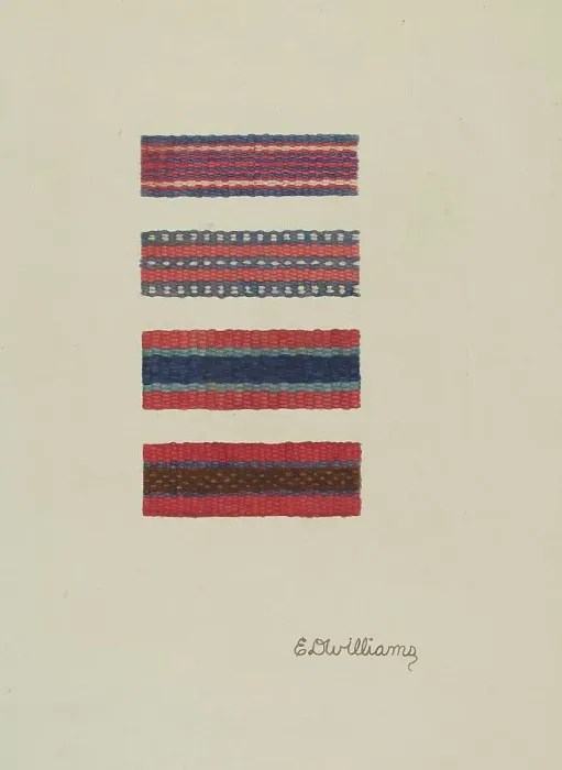 Framed Print : Shaker Chair Braids, 1935 / 1942. Creator: Edward D. Williams Framed Print : Shaker Chair Braids, 1935 / 1942. Creator: Edward D. Williams