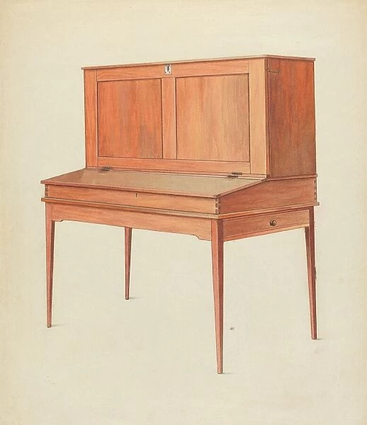 Shaker Desk, c. 1953. Creator: Alfred H. Smith
