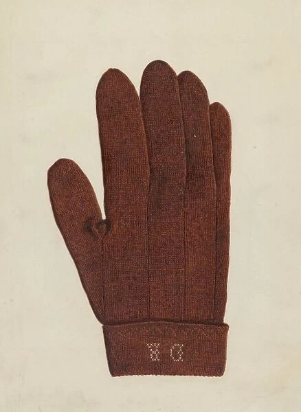 Shaker Glove, 1935  /  1942. Creator: Elizabeth Moutal
