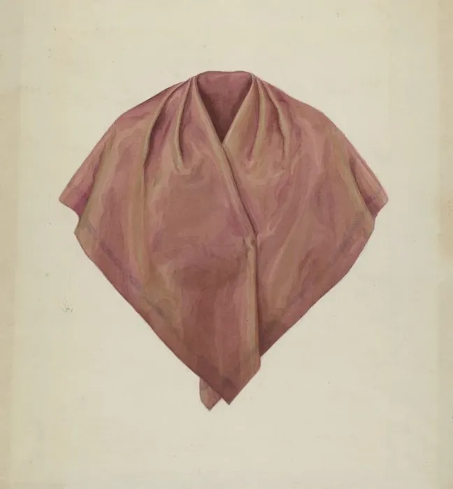 Framed Print : Shaker Kerchief, c. 1936. Creator: Betty Fuerst Framed Print : Shaker Kerchief, c. 1936. Creator: Betty Fuerst