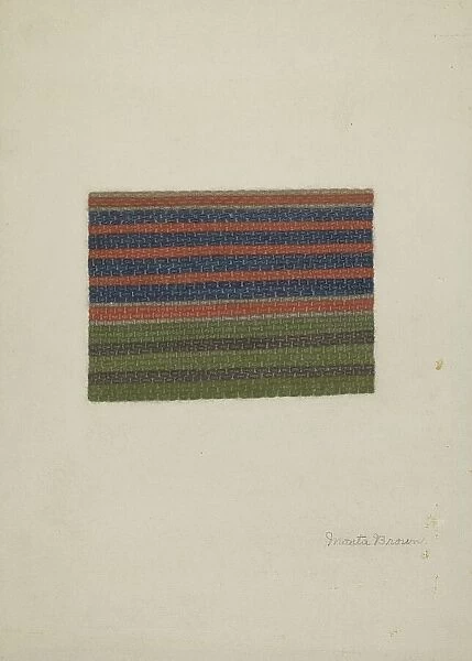 Shaker Rug, 1935 / 1942. Creator: Mona Brown