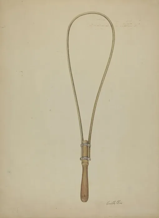 Framed Print : Shaker Rug Beater, c. 1939. Creator: Orville Cline Framed Print : Shaker Rug Beater, c. 1939. Creator: Orville Cline