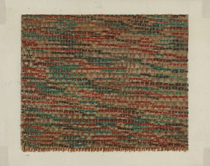 Framed Print : Shaker Rug Strips, 1935 / 1942. Creator: Lucille Chabot Framed Print : Shaker Rug Strips, 1935 / 1942. Creator: Lucille Chabot