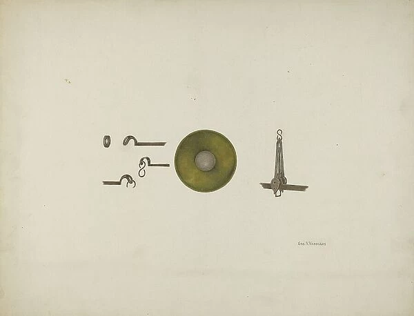 Shaker Scales, 1935 / 1942. Creator: George V. Vezolles