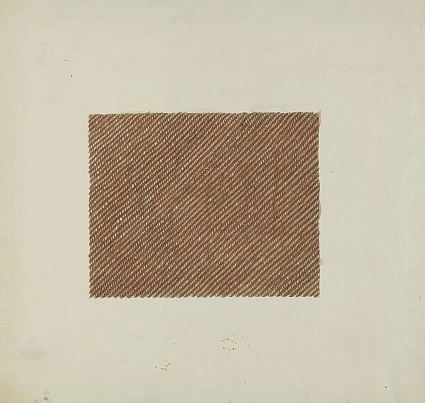 Shaker Textile, c. 1936. Creator: George Constantine;Constantine, George