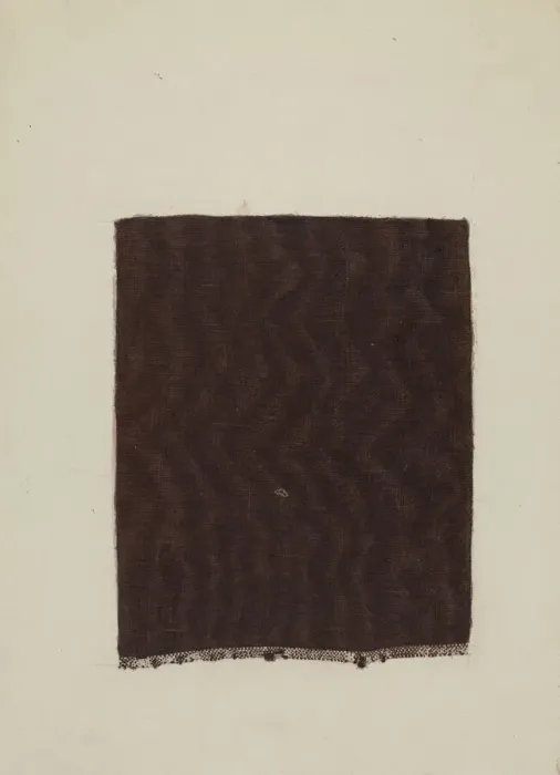 Framed Print : Shaker Textile, c. 1936. Creator: Elizabeth Moutal Framed Print : Shaker Textile, c. 1936. Creator: Elizabeth Moutal