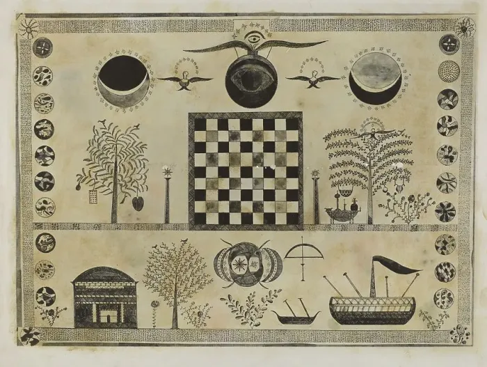 Framed Print : Shaker Visionary Image, 1935 / 1942. Creator: Unknown Framed Print : Shaker Visionary Image, 1935 / 1942. Creator: Unknown