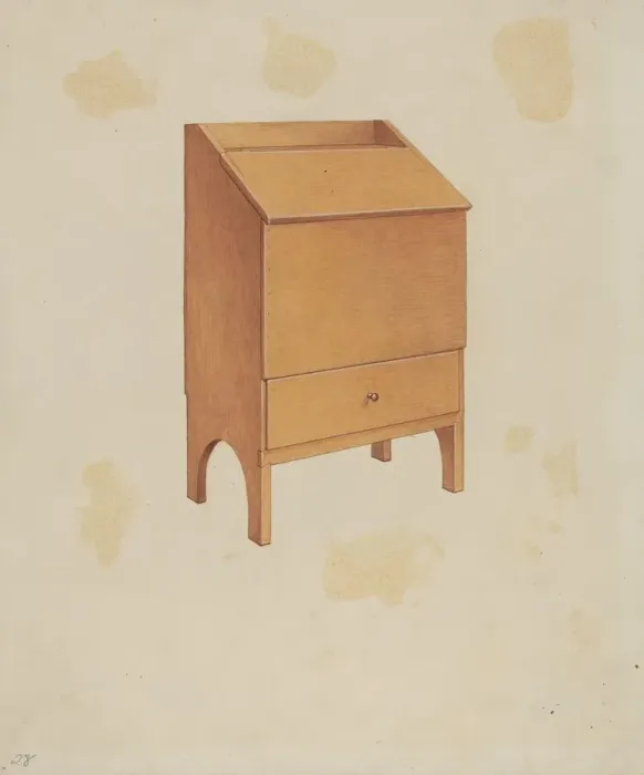 Framed Print : Shaker Wood Box, c. 1936. Creator: Lawrence Foster Framed Print : Shaker Wood Box, c. 1936. Creator: Lawrence Foster