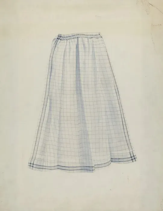 Framed Print : Shaker Work Apron, c. 1936. Creator: Joseph Goldberg Framed Print : Shaker Work Apron, c. 1936. Creator: Joseph Goldberg