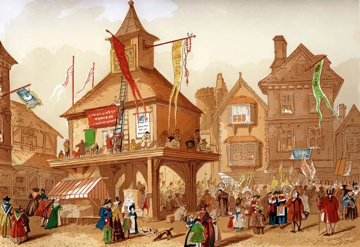 Framed Print : The Shakespeare Jubilee At Stratford upon Avon, c1850 Framed Print : The Shakespeare Jubilee At Stratford upon Avon, c1850