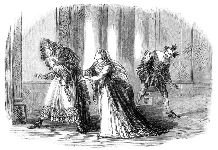 Framed Print : The Shakspeare Commemoration at Stratford-On-Avon: scene from The Comedy of Errors'...1864. Creator: Unknown Framed Print : The Shakspeare Commemoration at Stratford-On-Avon: scene from The Comedy of Errors'...1864. Creator: Unknown
