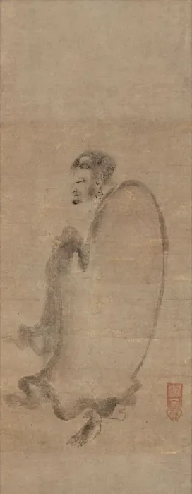 Framed Print : Shakyamuni Descending the Mountain, 15th century. Artist: Chuan Shinko (active 1444-1457) Framed Print : Shakyamuni Descending the Mountain, 15th century. Artist: Chuan Shinko (active 1444-1457)