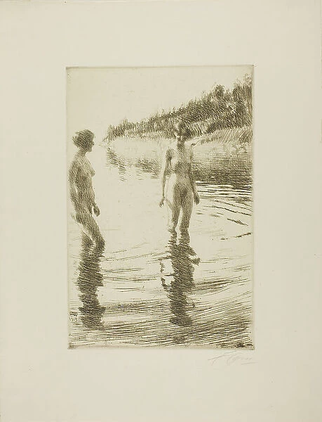 Shallow, 1913. Creator: Anders Leonard Zorn