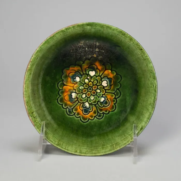 Framed Print : Shallow Dish with Rosette Design, Tang dynasty (618-907), first half of 8th century Framed Print : Shallow Dish with Rosette Design, Tang dynasty (618-907), first half of 8th century